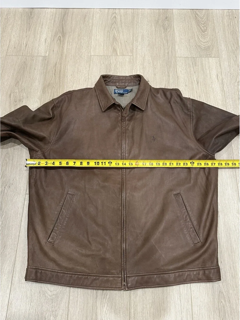 Polo Ralph Lauren 2XL Brown Glove Soft Leather Jacket